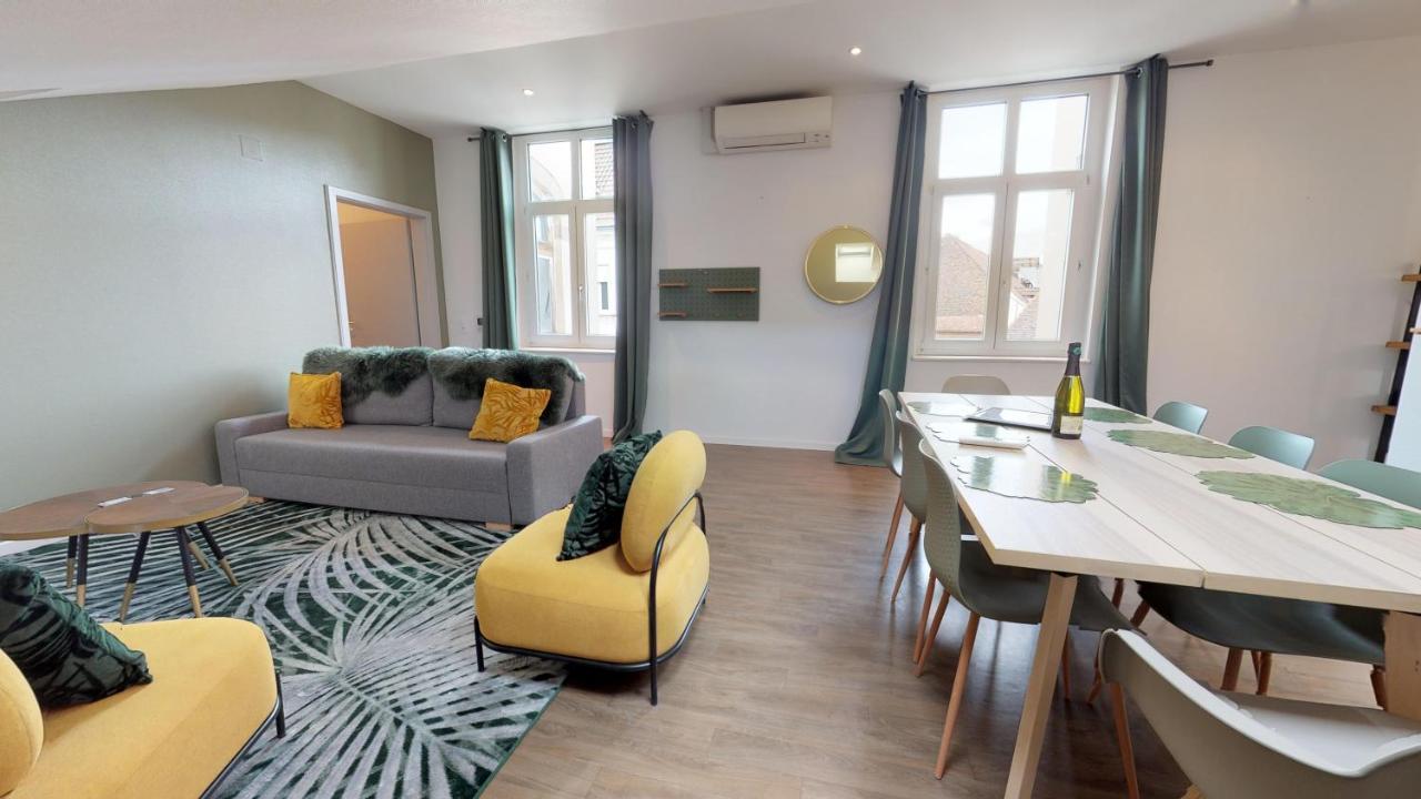 Ferienwohnung L'Entete Clim Hypercentre 5-7 Personnes Colmar Exterior foto
